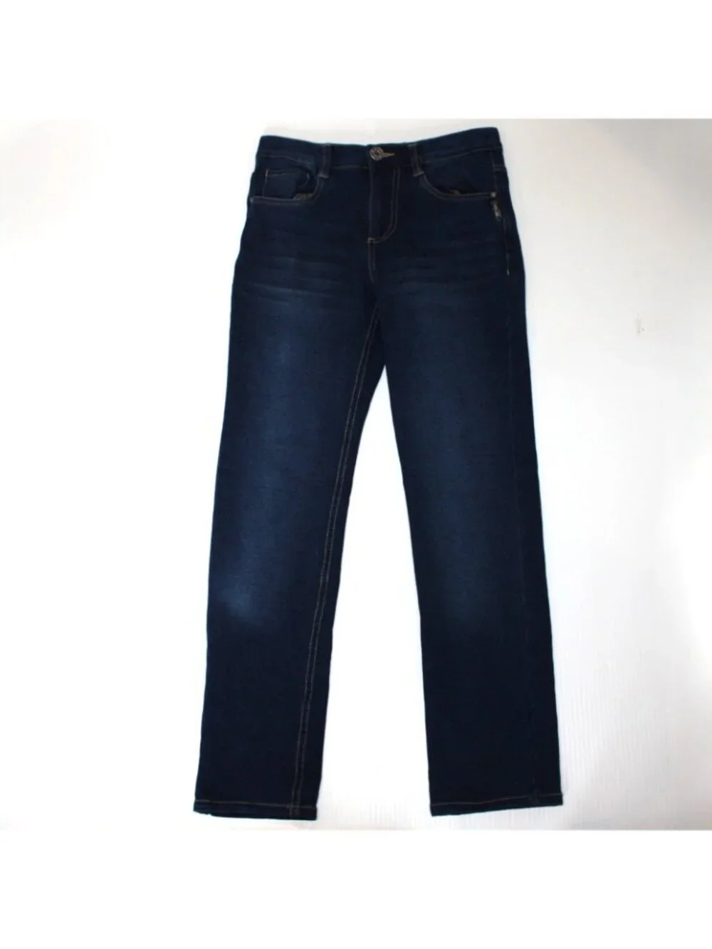 Silver Jeans Nathan Girl's Dark Navy Blue Stretch Denim Jean Pants in size 10